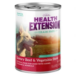 Health Extension Grain-Free Savory Beef Stew Canned Dog Food