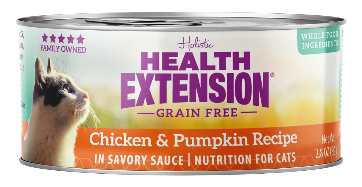 Health Extension Grain-Free Chicken & Pumpkin Recipe Canned Cat Food