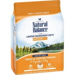 Natural Balance L.I.D. Limited Ingredient Diets Indoor Grain-Free Turkey & Chickpea Formula Dry Cat Food