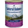 Natural Balance L.I.D. Limited Ingredient Diets Sweet Potato & Venison Formula Grain-Free Canned Dog Food