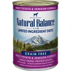 Natural Balance L.I.D. Limited Ingredient Diets Sweet Potato & Venison Formula Grain-Free Canned Dog Food