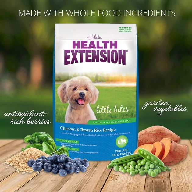 Health Extension Little Bites Chicken & Brown Rice Recipe Dry Dog Food - Image 5