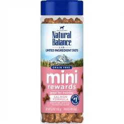 Natural Balance Limited Ingredient Diets Mini Rewards Salmon Formula Dog Treats