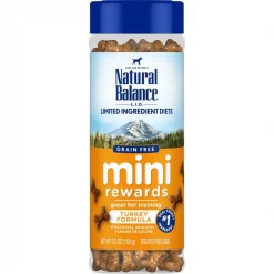 Natural Balance L.I.D. Limited Ingredient Diets Mini Rewards Turkey Formula Dog Treats