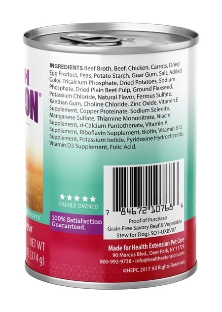 Health Extension Grain-Free Stew Variety Pack Canned Dog Food - Image 2