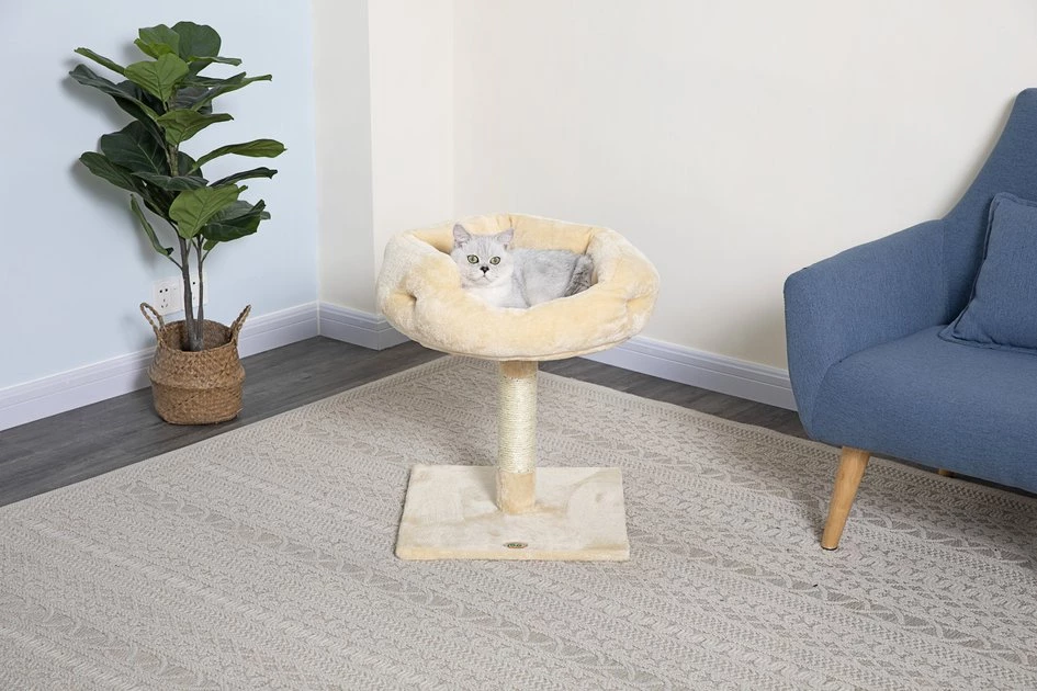 Go Pet Club 24-in Faux Fur Cat Tree