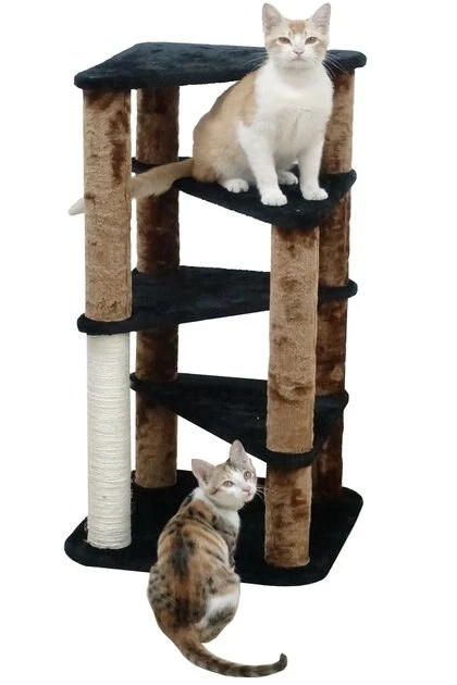 Go Pet Club 33-in Faux Fur Cat Tree - Image 2