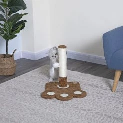 Go Pet Club 16-in Sisal Cat Scratching Post with Toy