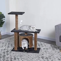 Go Pet Club 38-in Faux Fur Cat Tree & Condo