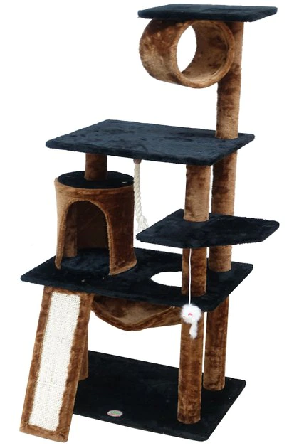 Go Pet Club 53-in Faux Fur Cat Tree & Condo - Image 3
