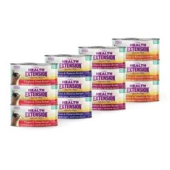 Health Extension Variety Pack Grain-Free Canned Cat Food, 2.8-oz, case of 24