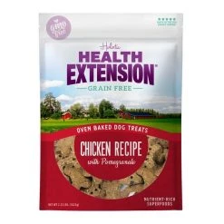 Health Extension Grain-Free Oven Baked Chicken Recipe with Pomegranate Dog Treats