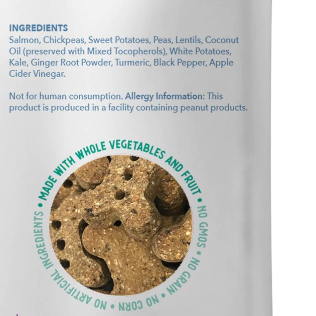 Health Extension Grain-Free Oven Baked Salmon Recipe with Kale Dog Treats - Image 4