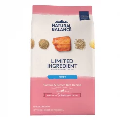 Natural Balance Limited Ingredient Salmon & Brown Rice Puppy Recipe Dry Dog Food