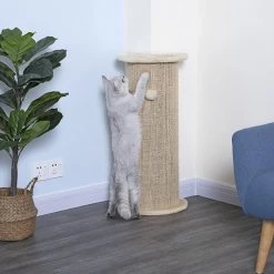 Go Pet Club 29-in Sisal Cat Scratching Post, Beige