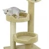 Go Pet Club 37-in Premium Carpeted Sisal Post Cat Tree, Beige
