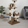 Go Pet Club 51.5-in Cat Tree Condo, Beige/ Brown
