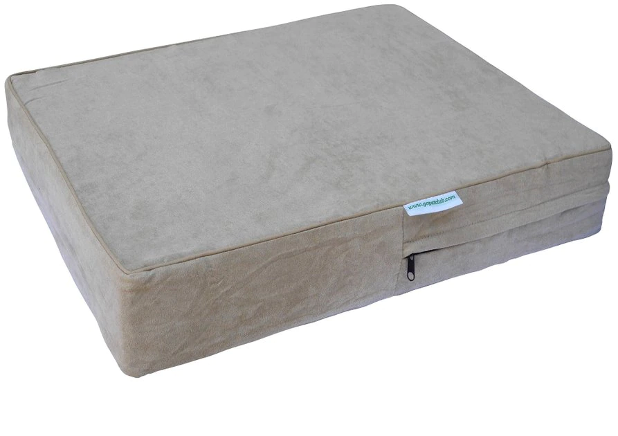 Go Pet Club 4" Memory Foam Pillow Cat & Dog Bed