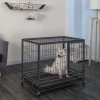 Go Pet Club Heavy Duty Single Door Wire Dog Crate, Metal