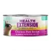 Health Extension Chicken in Gravy Grain-Free Wet Cat Food, 2.8-oz can, case of 24
