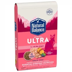 Natural Balance Original Ultra Chicken & Salmon Meal Grain-Free Dry Cat Food Formula