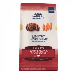 Natural Balance Limited Ingredient Reserve Grain-Free Sweet Potato & Bison Recipe Dry Dog Food