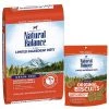Natural Balance L.I.D. Limited Ingredient Diets Grain-Free Salmon & Sweet Potato Formula Dry Food + Sweet Potato & Fish Formula Dog Treats