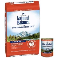 Natural Balance L.I.D. Limited Ingredient Diets Sweet Potato & Fish Formula Canned Food + Salmon & Sweet Potato Formula Dry Dog Food