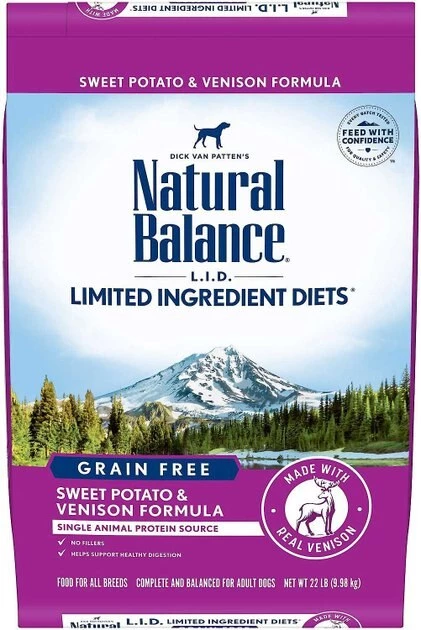 Natural Balance L.I.D. Limited Ingredient Diets Sweet Potato & Venison Formula Canned Food + Dry Dog Food - Image 5