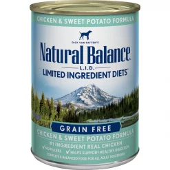 Natural Balance L.I.D. Limited Ingredient Diets Chicken & Sweet Potato Formula Grain-Free Canned Dog Food