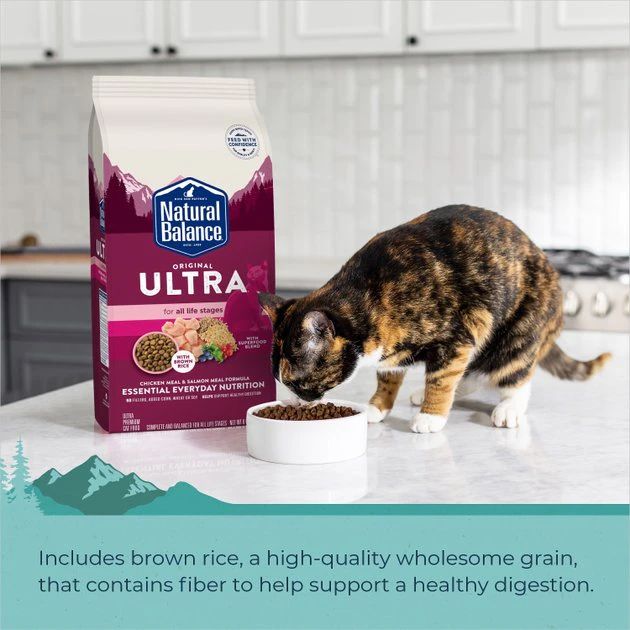 Natural Balance Original Ultra Chicken Meal & Salmon Meal Formula Dry Cat Food - Image 5