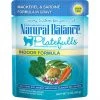 Natural Balance Platefulls Indoor Formula Mackerel & Sardine in Gravy Grain-Free Cat Food Pouches