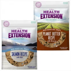 Health Extension Oven Baked Salmon Recipe with Kale + Oven Baked Peanut Butter Recipe with Banana Dog Treats