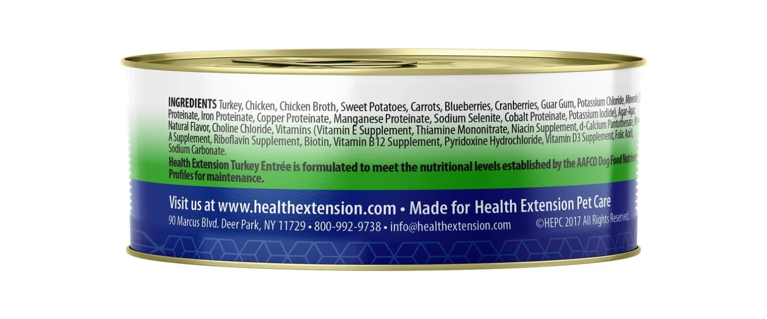 Health Extension Grain-Free Turkey Entree Canned Dog Food - Image 2