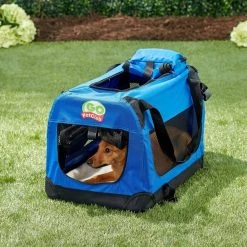 Go Pet Club Double Door Collapsible Soft-Sided Dog Crate
