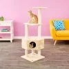 Go Pet Club 51-in Faux Fur Cat Tree & Condo