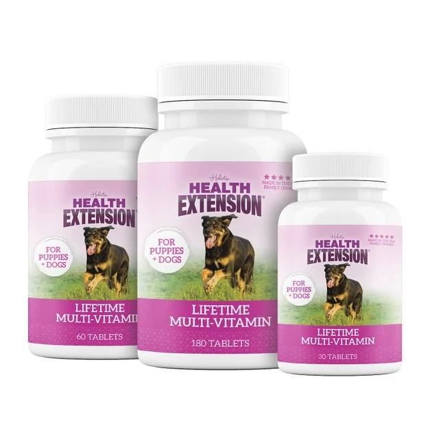Health Extension Lifetime Vitamins Chewable Dog Tablets - Image 5