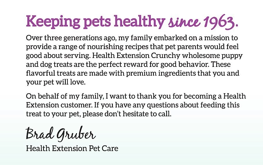 Health Extension Large Heart-Shaped Crunchy Dog Treats - Image 4