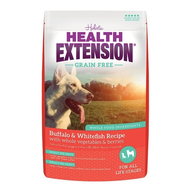 Health Extension Grain-Free Buffalo & Whitefish Recipe Dry Dog Food