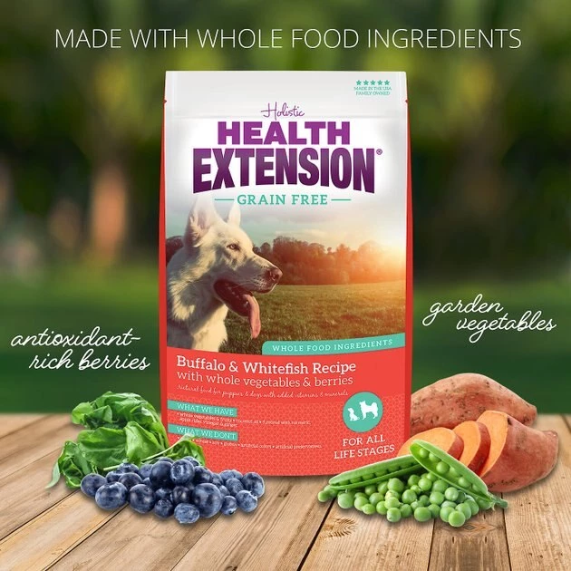 Health Extension Grain-Free Buffalo & Whitefish Recipe Dry Dog Food - Image 5
