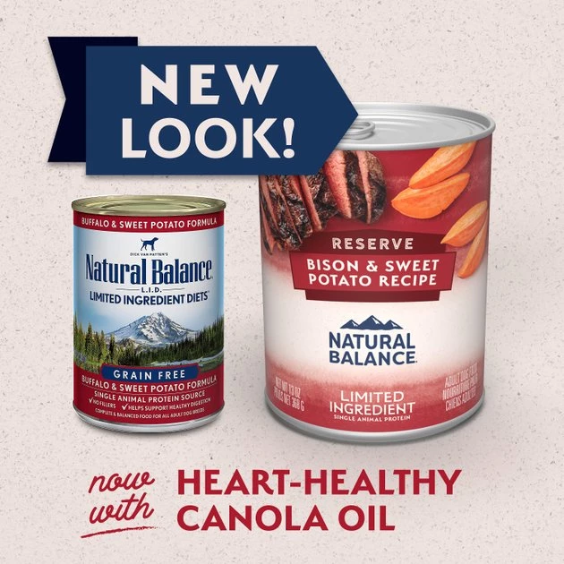 Natural Balance Limited Ingredient Grain-Free Bison & Sweet Potato Recipe Pate Wet Dog Food - Image 2