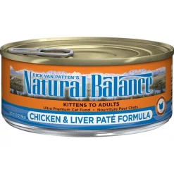 Natural Balance Ultra Premium Chicken & Liver Pate Formula Canned Cat Food