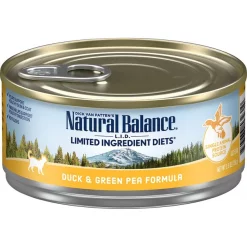 Natural Balance L.I.D. Limited Ingredient Diets Duck & Green Pea Formula Grain-Free Canned Cat Food