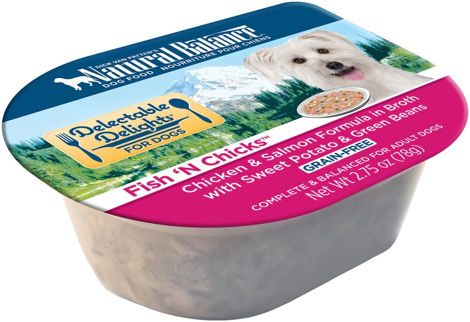 Natural Balance Delectable Delights Fish 'N Chicks Grain-Free Wet Dog Food - Image 2